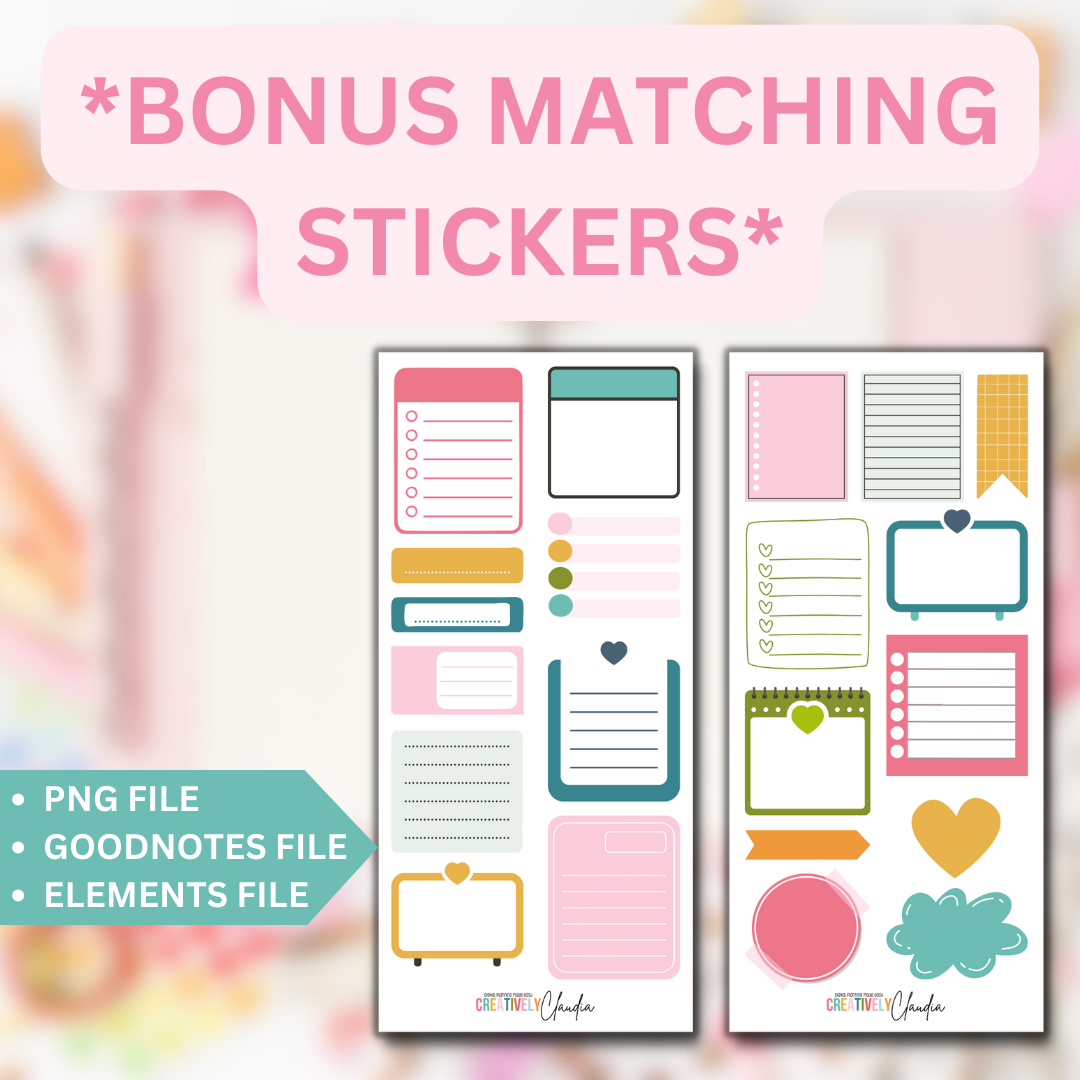 2024 Fully Hyperlinked Life Planner (w/ Links to Google & Apple Calendars + Reminders)