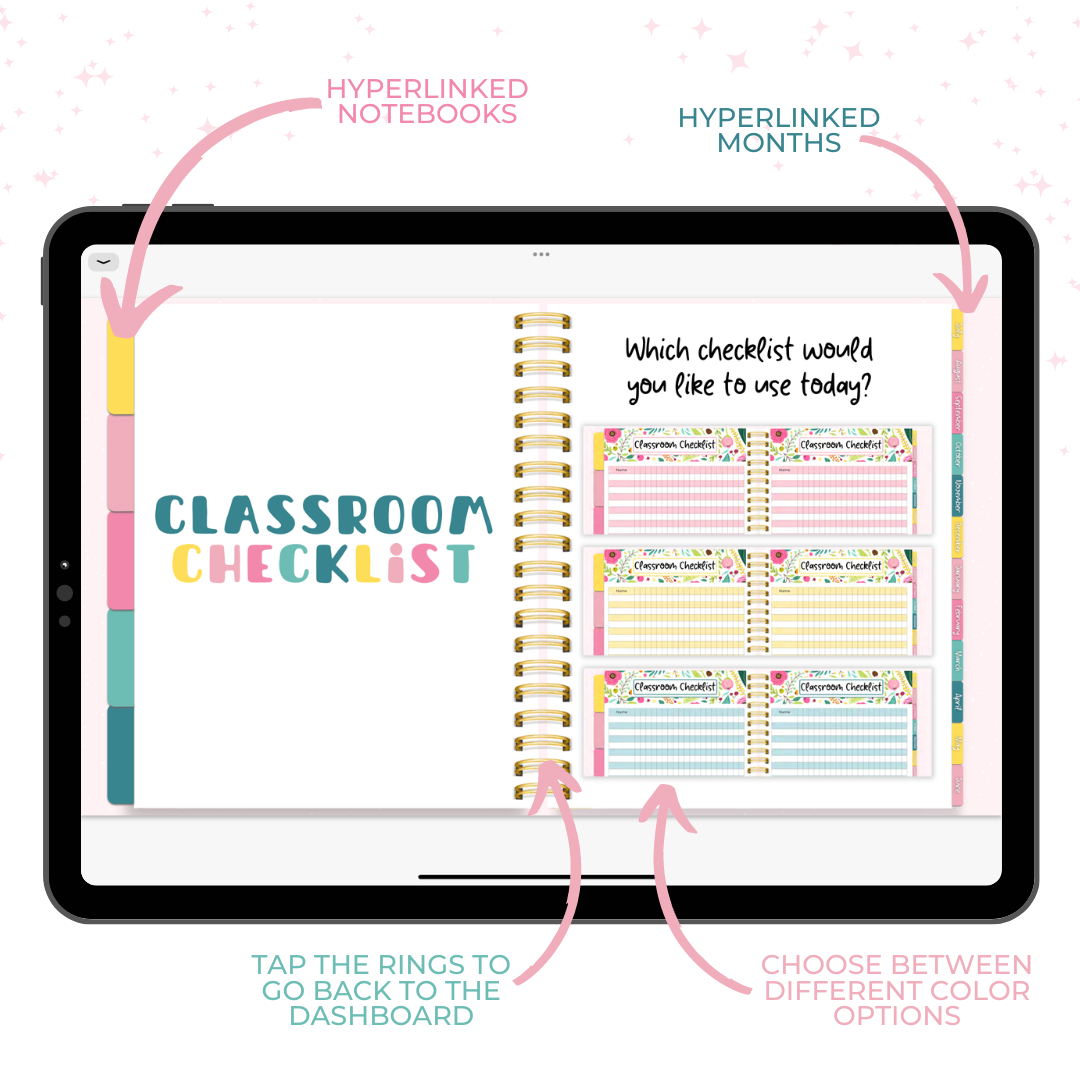 The Ultimate Teacher Planner | Fully Hyperlinked, Undated