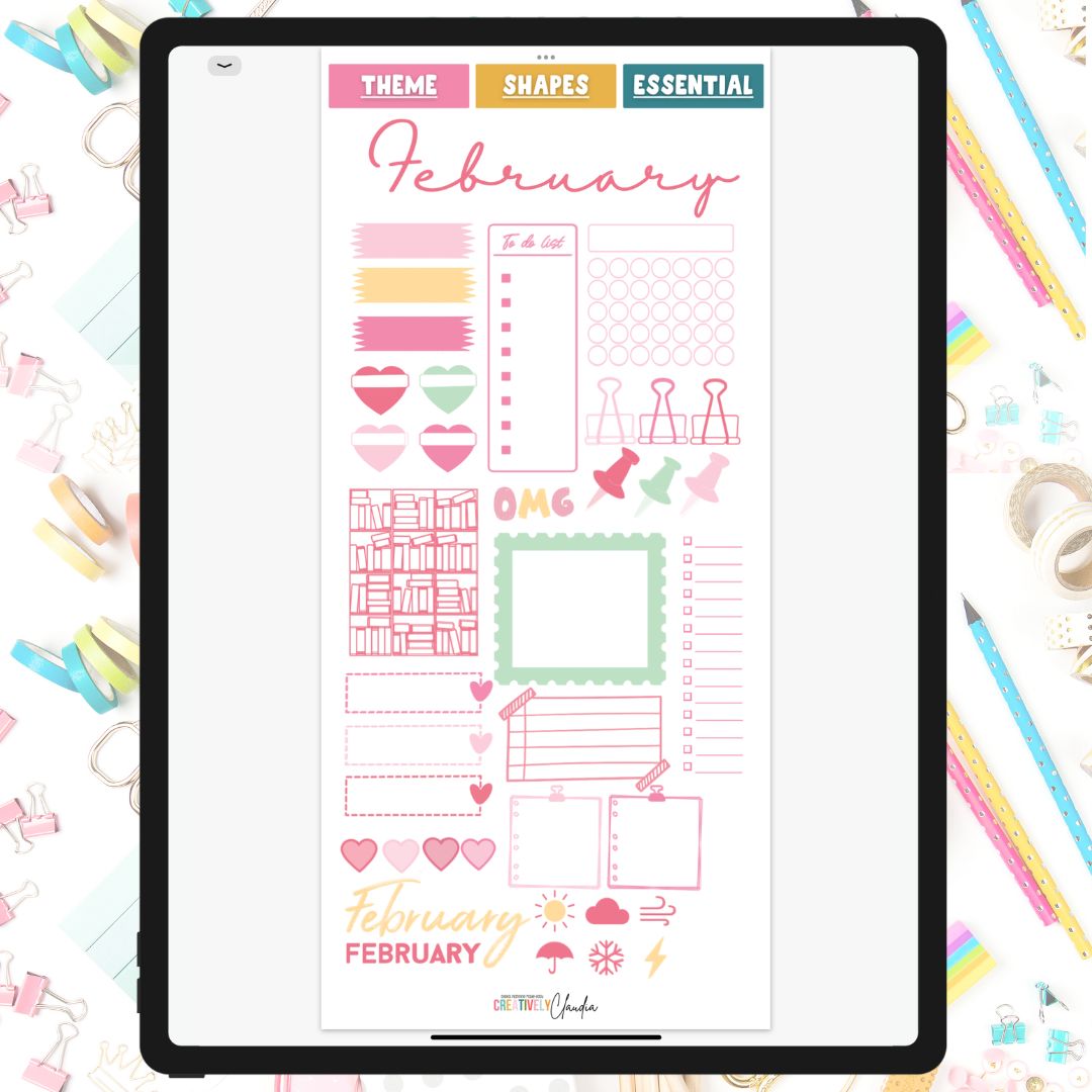 February 2023 Stickers